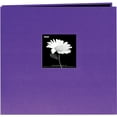 thumbnail image 1 of Pioneer Book Cloth Cover Post Bound Album 12"X12"-Grape Purple, 1 of 2