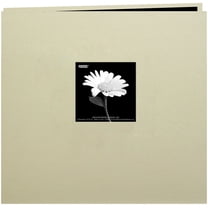 Pioneer Book Cloth Cover Post Bound Album 8"X8"-Biscott Beige