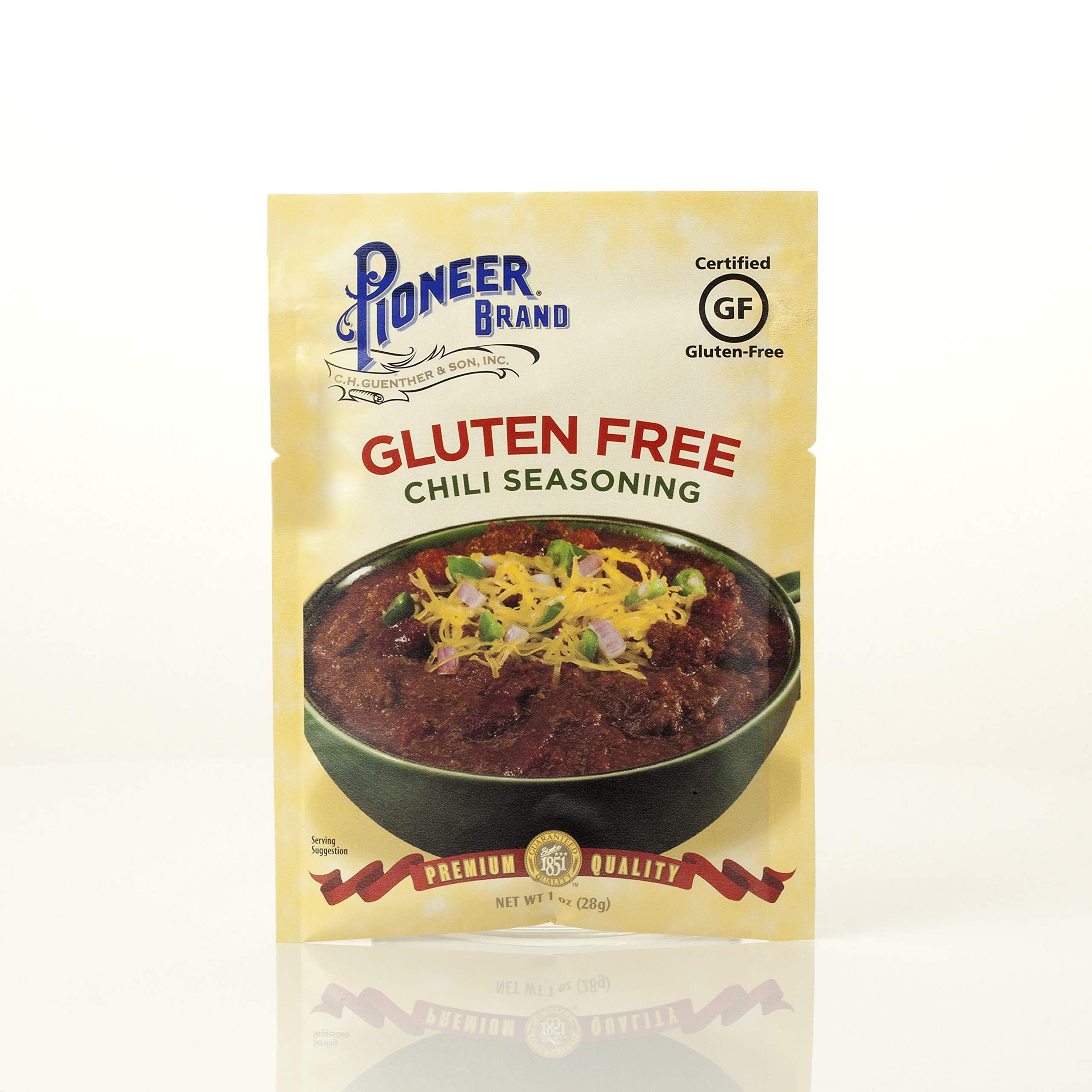 Pioneer Brand GlutenUMRT&nbsp;Free Chili Seasoning Mix, 1 Ounce (Pack of 12)