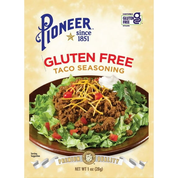 Pioneer Brand Gluten Free Taco Seasoning - 1 oz