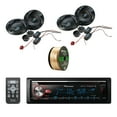 thumbnail image 1 of Pioneer CD Bluetooth Receiver with Enhanced Audio Functions with Autotek 6.5 Inch ATS series factory speakers 2-pairs & Enrock Audio 14 AWG Gauge 50 Feet Speaker Wire Cable CCA Copper Clad Aluminum., 1 of 5