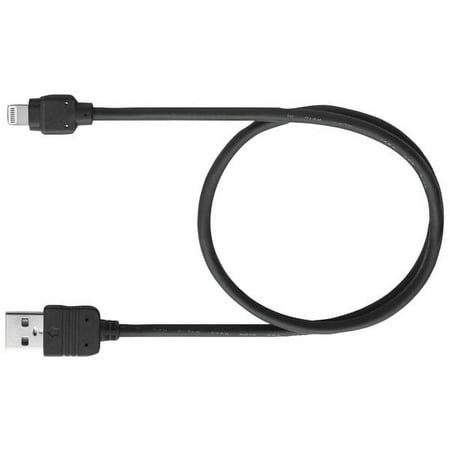 Pioneer - Lightning-to-USB Cable for Select Apple® iPod® Models and iPhone® 5, 5c, 5s and 6 - Black