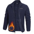 thumbnail image 1 of Pioneer Camp Men's Polar Fleece Sherpa Lined Jacket Warm Full Zip Up Thick Jacket Soft Outwear Winter Coat with Zipper Pocket, 1 of 6