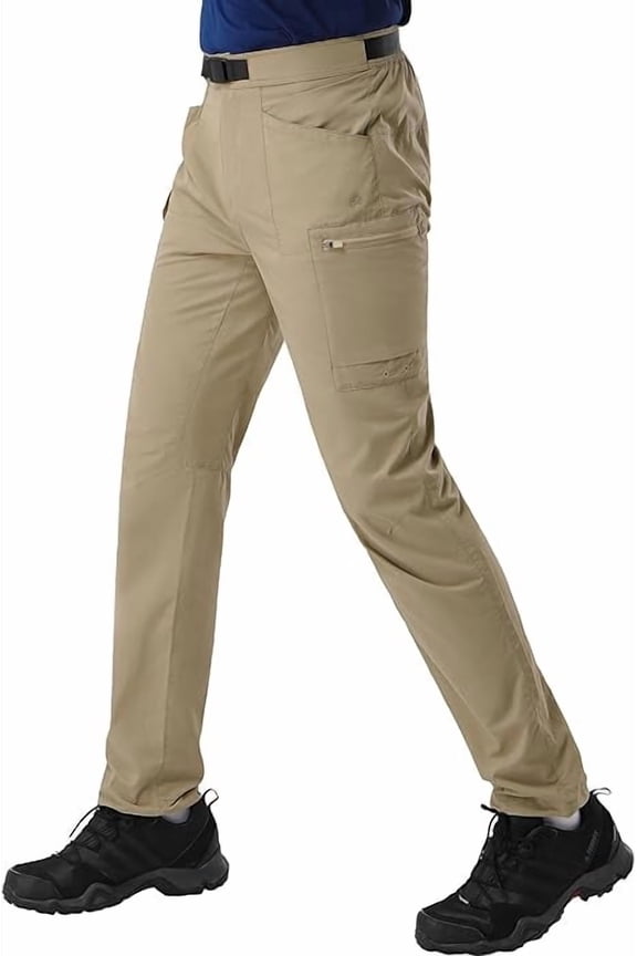 Men's Quick Dry Hiking Pants, Lightweight Tactical Work Pants