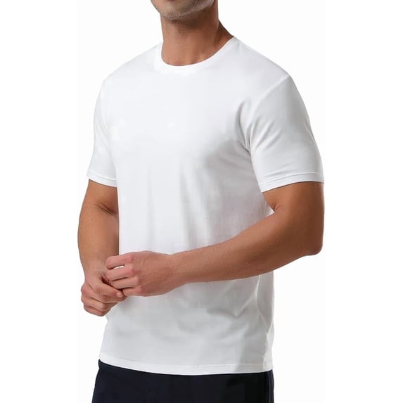 Pioneer Camp Mens T Shirts Cotton Casual Crew Neck Short/Long Sleeve Basic Heavyweight Soft Plain Tees Classic Fit Tshirts