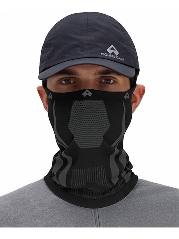 Neck Gaiter with Ear Loops UPF Breathable Face Mask Dust Protection for Men Women