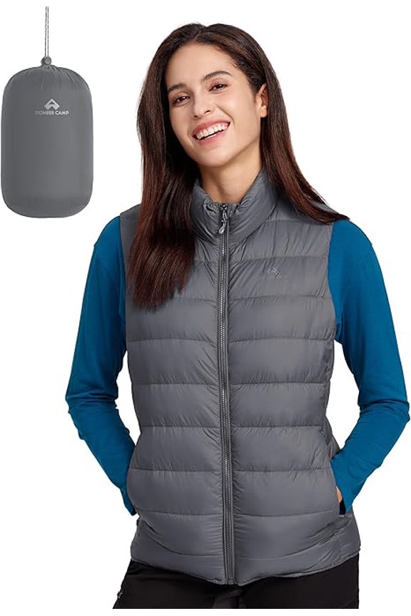 Puffer Vest Women Lightweight Packable Sleeveless Bubble Quilted Zip Up Padded Warm Winter Outerwear Puffy Vests
