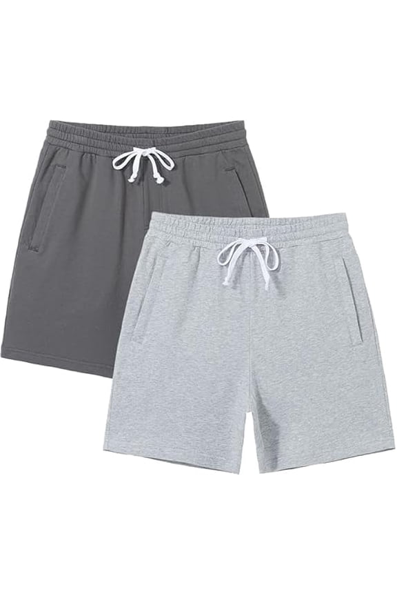 Men's Running Athletic Shorts, 2-Pack