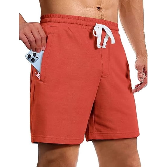 Pioneer Camp Men's Athletic Gym Running Casual Running Shorts, 5 Inch Inseam