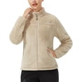 thumbnail image 1 of Pioneer Camp Women's Fleece Jacket Lightweight Full Zip Up Warm Soft, 1 of 6