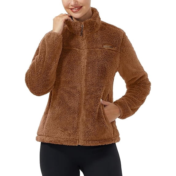 Pioneer Camp Women's Fleece Jacket Lightweight Full Zip Up Warm Soft