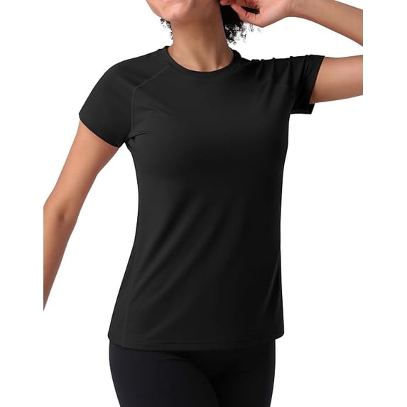 Pioneer Camp Women's Moisture Wicking T-Shirt Short Sleeve Quick Dry Shirts Gym Workout Athletic Running Tops Crew Neck Tees