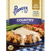 Pioneer Country Gravy Mix, Rich & Creamy, Southern Style, 2.75 oz Pouch (Yields 8 Servings)