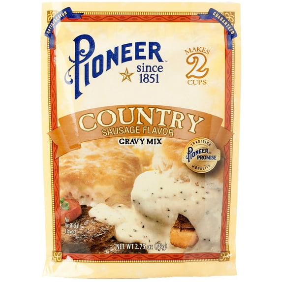 Pioneer Country Sausage Gravy Mix 2.75 oz (Pack of 20)
