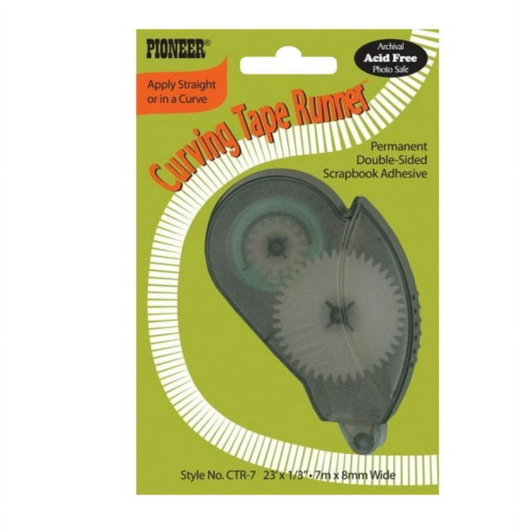 Pioneer Curving Tape Runner Permanent Double Sided Scrapbook Adhesive