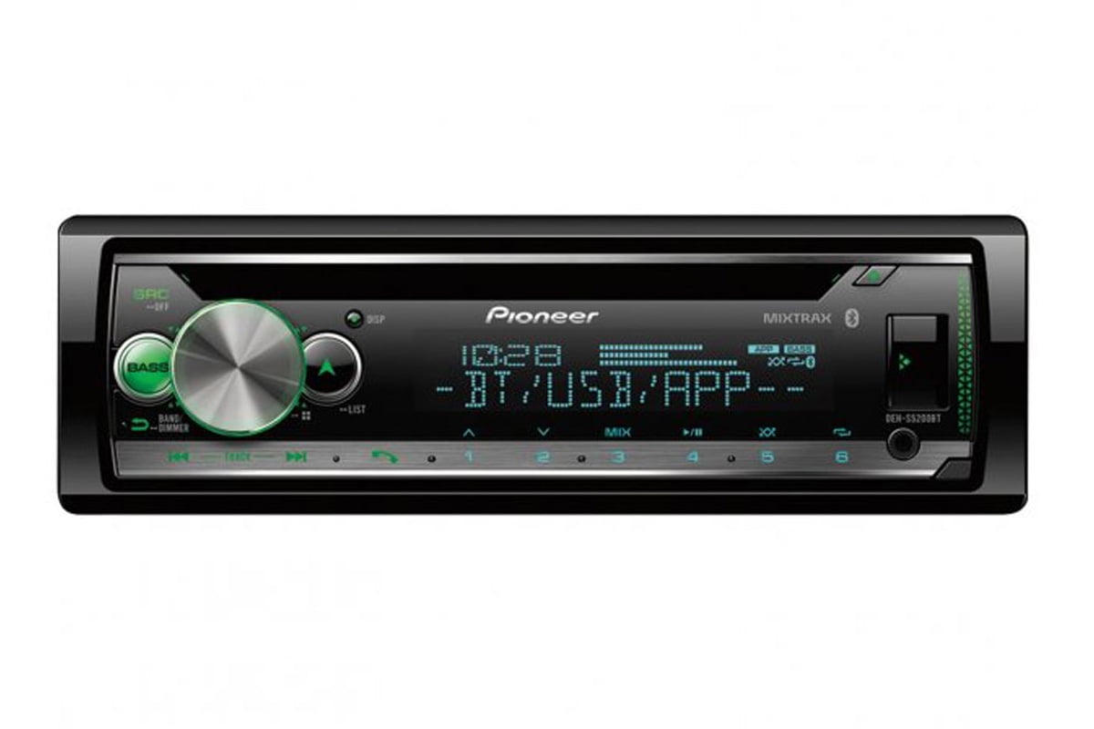 Pioneer Single-DIN In-Dash Car Stereo CD Player with Bluetooth