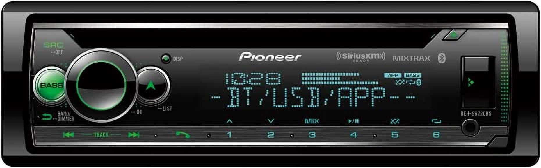 Pioneer DEHS6220BS 1DIN InDash CD/DM and Bluetooth Receiver