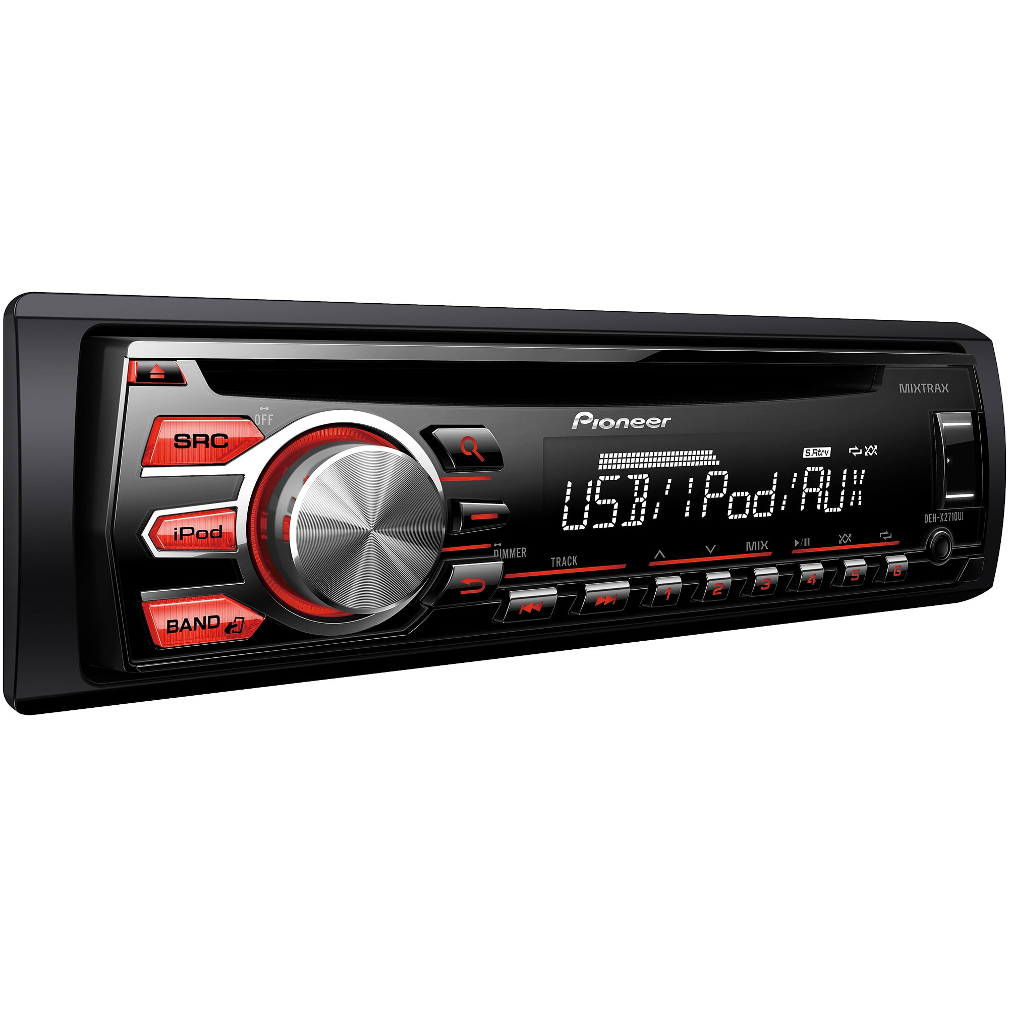Pioneer DEH-X2710UI Single CD Receiver with 12-Character Pioneer DEH-X2710UI Single CD Receiver with 12-Character