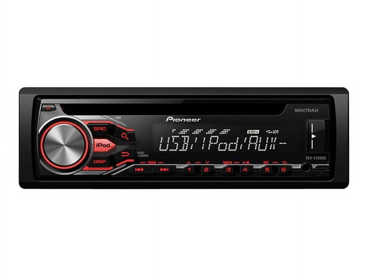 Pioneer DEH-X2800UI - Car - CD receiver - in-dash - Single-DIN - 50 Watts x 4