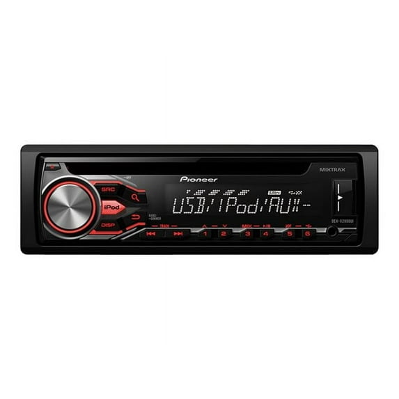 Pioneer DEH-X2800UI - Car - CD receiver - in-dash - Single-DIN - 50 Watts x 4