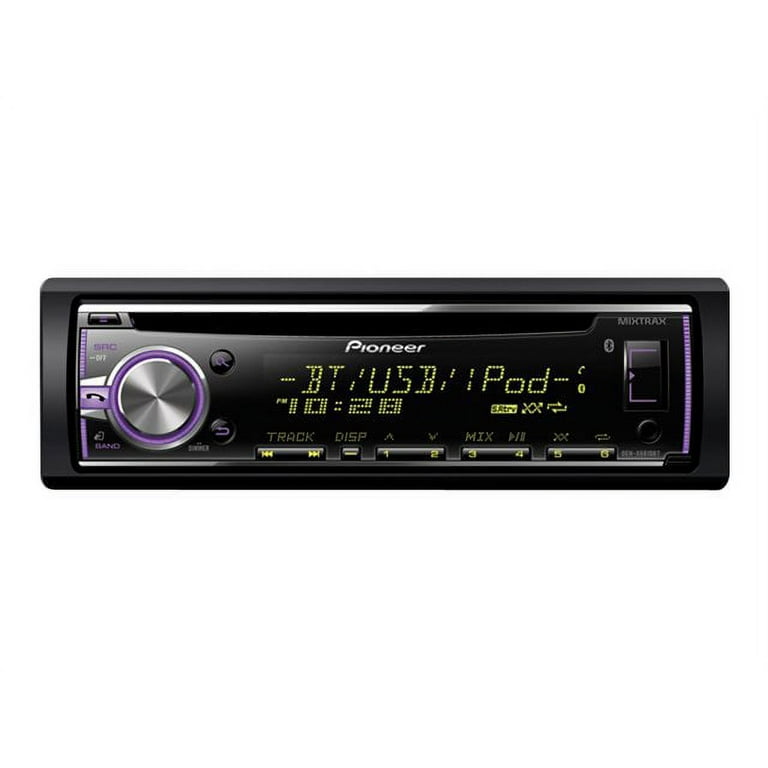Pioneer DEH-X6810BT Car In-Dash Unit, Single-DIN, AM/FM/CD