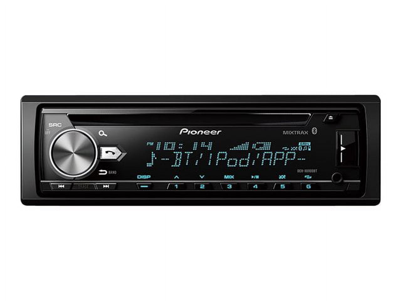 Pioneer DEH-X6900BT - Car - CD receiver - in-dash - Single-DIN - 50 Watts x 4
