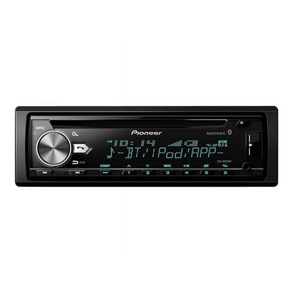 Pioneer DEH-X6900BT - Car - CD receiver - in-dash - Single-DIN - 50 Watts x 4