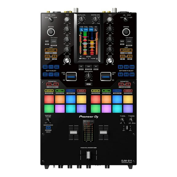 Pioneer DJ 428260 DJ 2 Channel Mixer with Dual USB Audio Interfaces