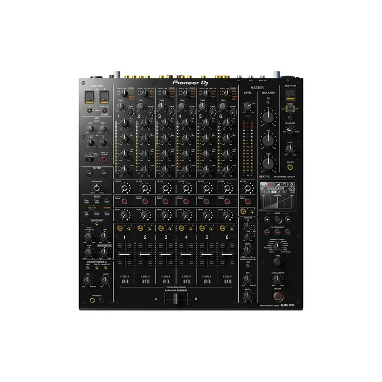Pioneer DJM-V10 DJ Mixer with USB Audio Controller - Walmart.com