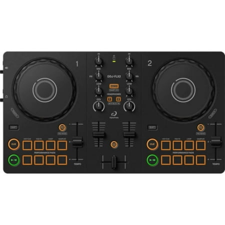 AlphaTheta DDJ-FLX2 DJ Controller Compact 2-Channel DJ Controller