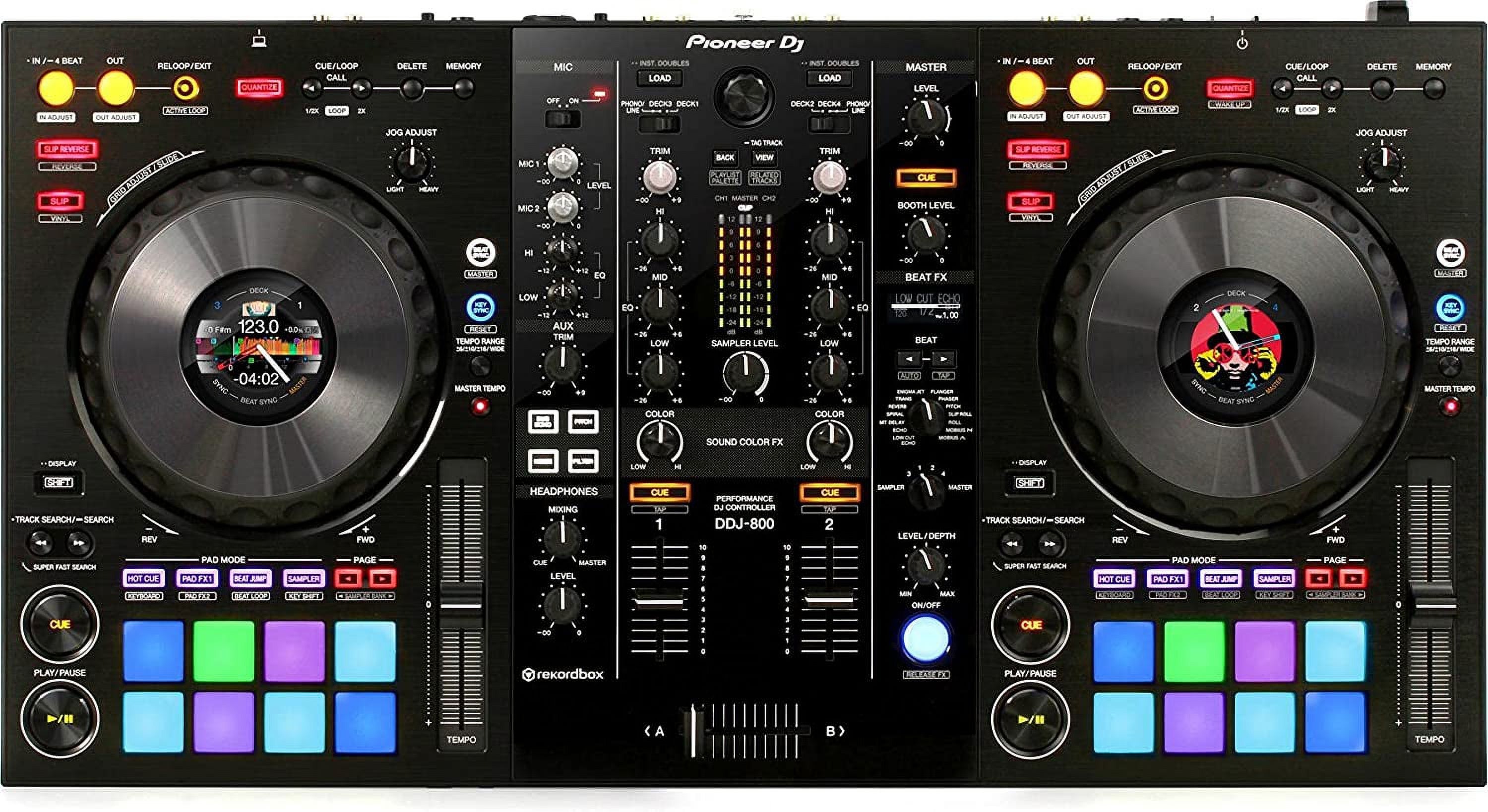 Pioneer DJ DDJ-800 コントローラー 美品　おまけ付き Pioneer DJ DDJ-800 2-Channel Rekordbox Controller with LCD