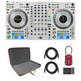 thumbnail image 1 of Pioneer DJ DDJ-FLX10-W 4-Channel DJ Controller White with Hard-Shell Bag Package, 1 of 9
