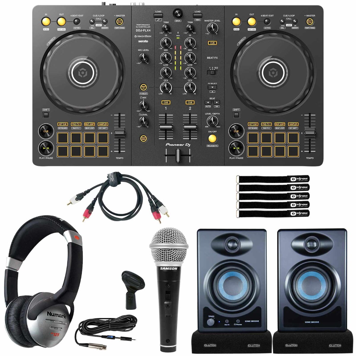Pioneer DJ Audio Sound System: DDJ-FLX4 Stereo 2-Channel Pioneer DJ Audio Sound System: DDJ-FLX4 Stereo 2-Channel
