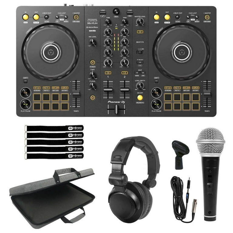 Pioneer DJ DDJ-FLX4 2-Channel Controller with USB, Stereo