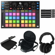 Pioneer DJ DDJ-XP2 Add-on Controller with Clutch Stingray Headphones Package