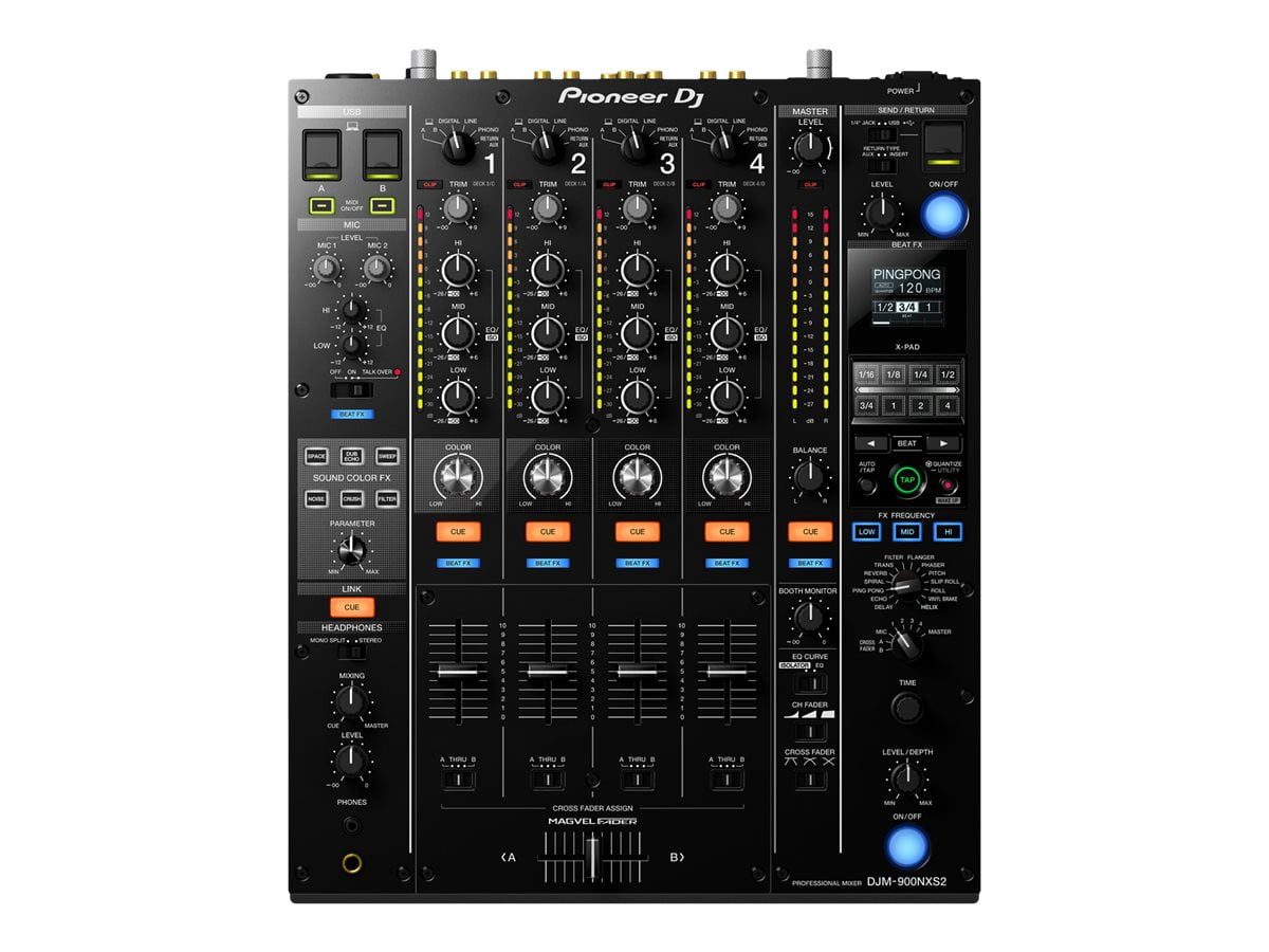 Pioneer DJ DJM-900NXS2 - DJ controller - 4-channel - Walmart.com