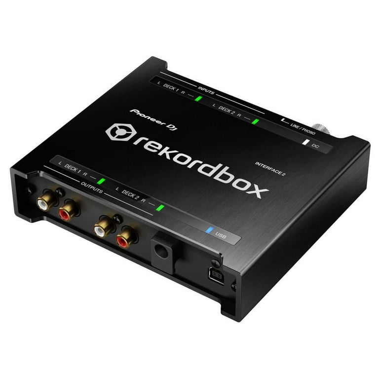Pioneer DJ INTERFACE 2 USB Audio Interface DVS With rekordbox dj