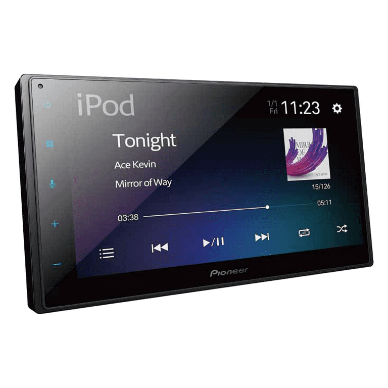 DMH-130BT In-Dash Digital Media Receiver with 6.8" Touchscreen Bluetooth,Double Din,Backup Camera Ready - Walmart.com