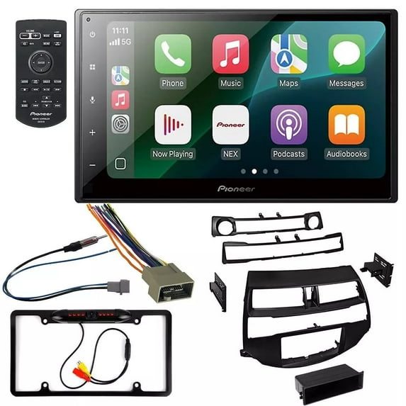 Pioneer DMH-1800NEX 6.8" Double DIN Multimedia Receiver + Kit Fit 08-12 Honda AccordPioneer DMH-1800NEX 6.8" Double DIN Multimedia Receiver + Kit Fit 08-12 Honda Accord