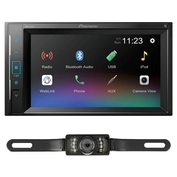 Pioneer DMH-241EX  Touchscreen Digital Media Receiver with Bluetooth + License Plate Backup CameraPioneer DMH-241EX  Touchscreen Digital Media Receiver with Bluetooth + License Plate Backup Camera