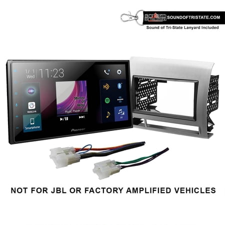 Pioneer DMH-2660NEX Digital Receiver HD & CarPlay Kit Fits 05-11 Tacoma Silver