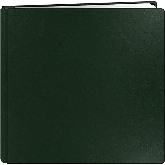 Pioneer Deluxe Bonded Leather Album 12"X12"-Hunter Green, Pk 1, Pioneer
