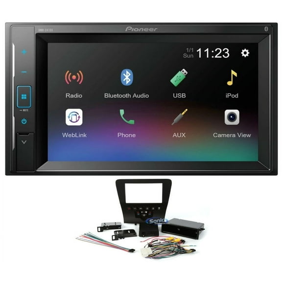 Pioneer Double DIN Bluetooth Car Stereo Upgrade for 2011-2023 Dodge Charger In-Dash Car Stereo Dash Kit