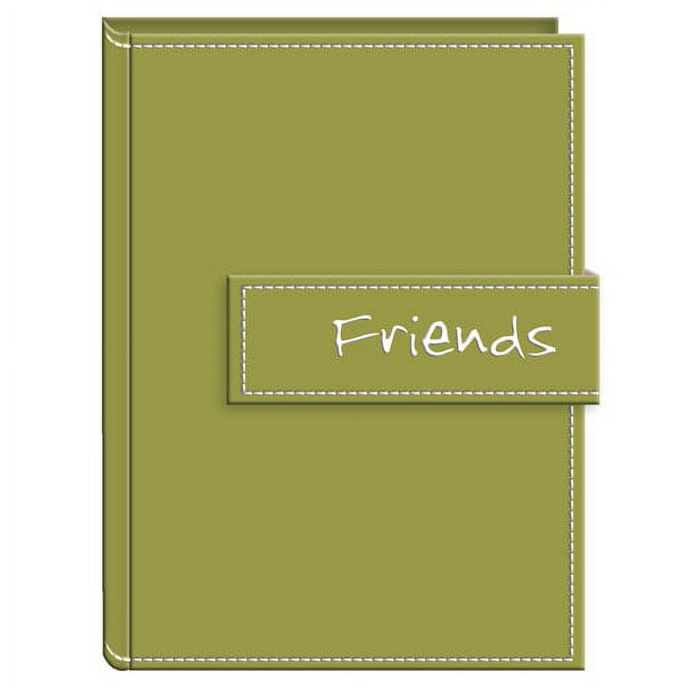 Pioneer EXP-46 4x6 36-Pocket Photo Expressions Sewn Mini Album Friends Green
