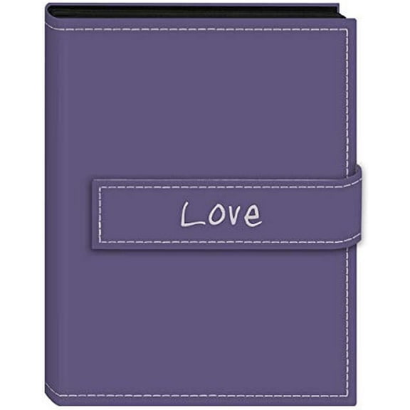 Pioneer EXP-46 4x6 36-Pocket Photo Expressions Sewn Mini Album Love Lavender