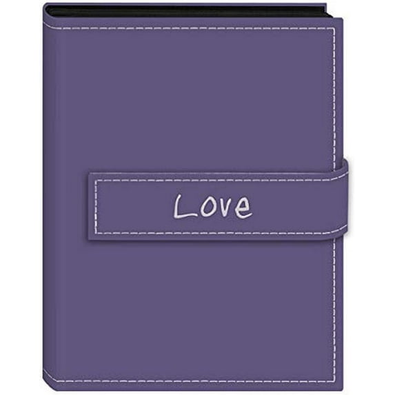 Pioneer EXP-46 4x6 36-Pocket Photo Expressions Sewn Mini Album Love Lavender