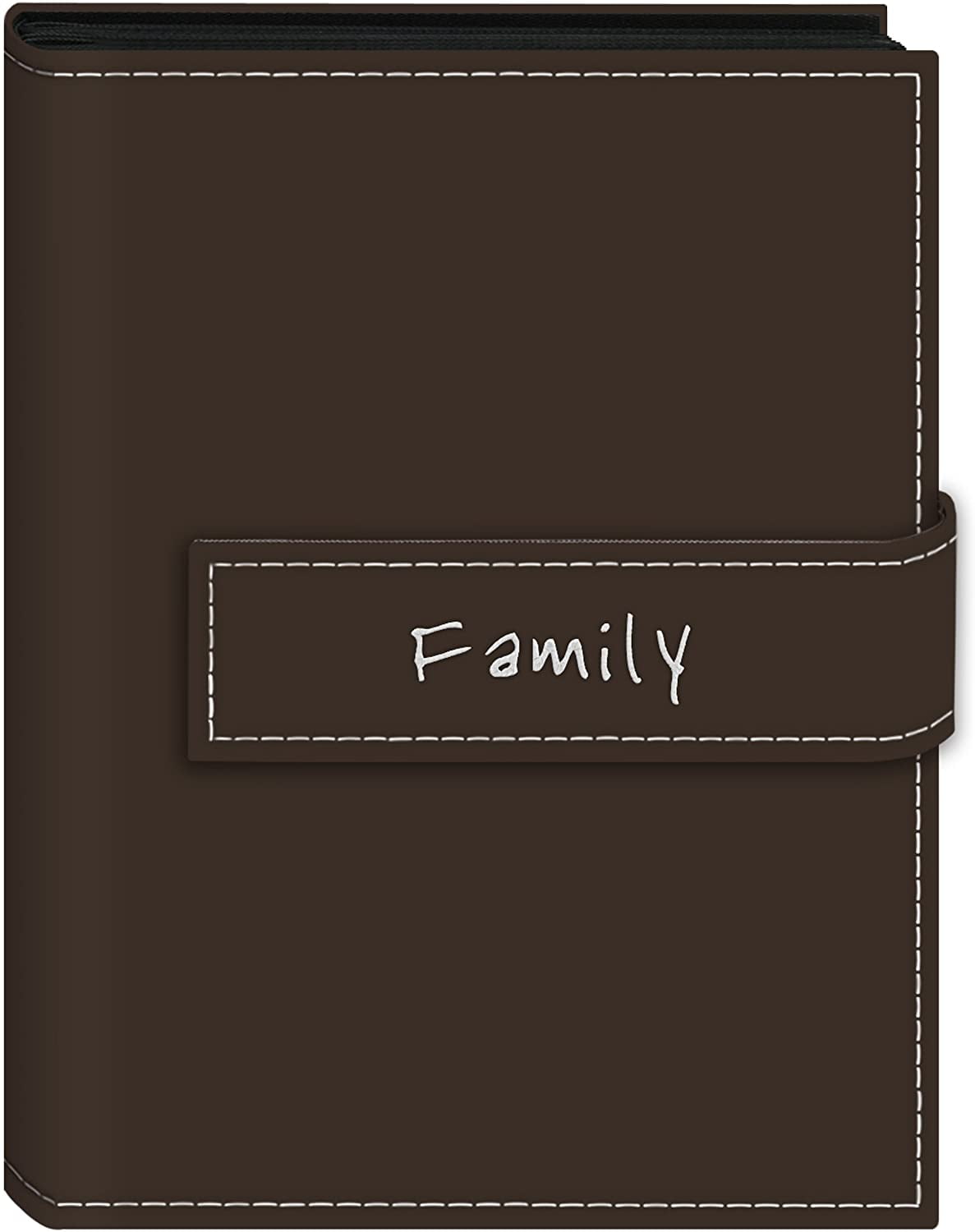 Pioneer EXP-57 5x7 36-Pocket Photo Expressions Sewn Mini Album - Family Brown