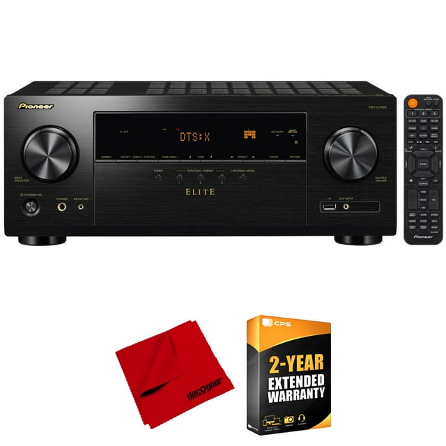 Pioneer Elite VSXLX105 7.2 Channel Network AV Receiver Bundle with 2