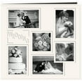 thumbnail image 1 of Pioneer Embossed Collage Frame Post Bound Album 12"X12"-Wedding - White, 1 of 2