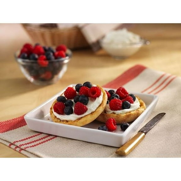 Pioneer Extra Crispy English Muffin -- 144 per case.